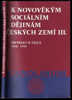 K novověkým sociálním dějinám českých zemí