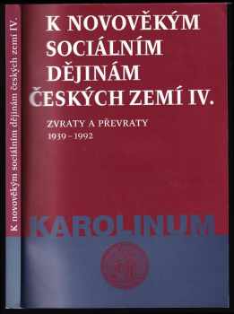 K novověkým sociálním dějinám českých zemí