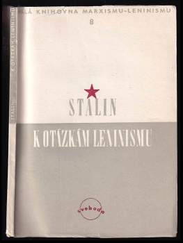 K otázkám leninismu