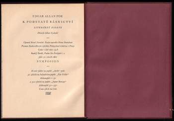 Edgar Allan Poe: K podstatě básnictví