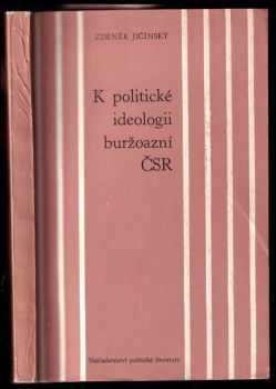 K politické ideologii buržoazní ČSR