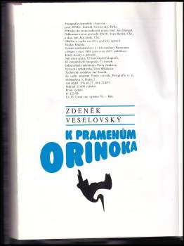 Zdeněk Veselovský: K pramenům Orinoka