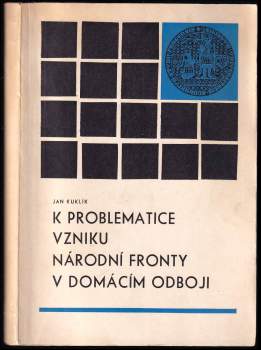 K problematice vzniku národní fronty v domácím odboji
