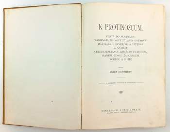 Josef Kořenský: K protinožcům