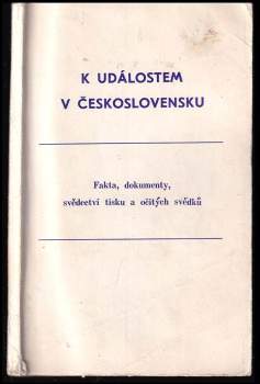 K událostem v Československu