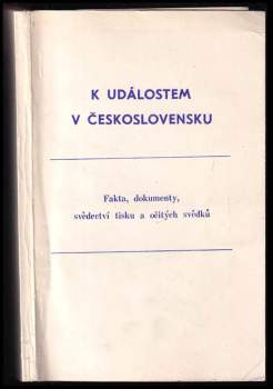 K událostem v Československu
