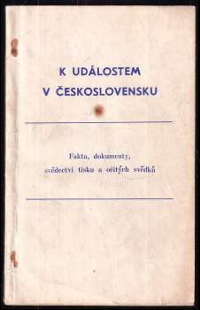 K událostem v Československu