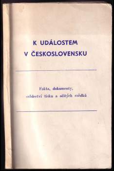 K událostem v Československu