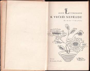 Alice Lyttkens: K večeři nepřijdu