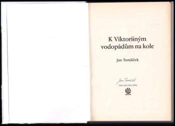 Jan Tomšíček: K Viktoriiným vodopádům na kole