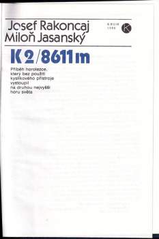 Miloň Jasanský: K2 / 8611 m
