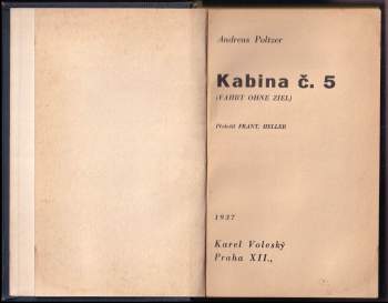 Andreas Poltzer: Kabina č. 5
