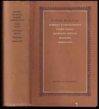 Kabinet starožitností ; Stará panna ; Quinolův důvtip ; Macecha ; Spekulant