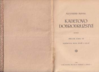 Alexandre Dumas: Kadetovo dobrodružství