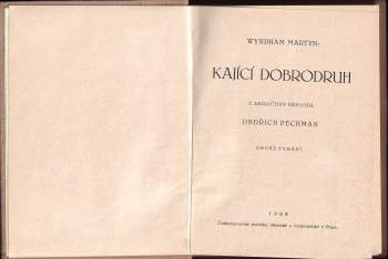 Wyndham Martyn: Kající dobrodruh