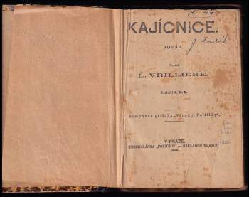 Louis Phélypeaux Saint-Florentin: Kajícnice
