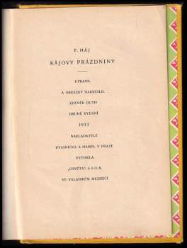 Felix Háj: Kájovy prázdniny