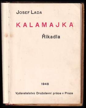 Josef Lada: Kalamajka