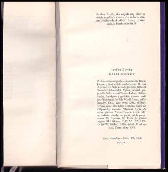Stefan Zweig: Kaleidoskop