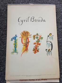 František Dvořák: Kalendář 1975 - Cyril Bouda