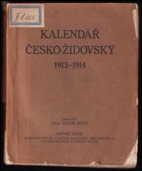 Kalendář česko-židovský na rok 1911-1912