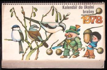 Kalendář do školní brašny 1978