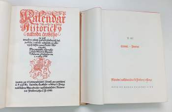 Daniel Adam z Veleslavína: Kalendář historický národa českého, to jest, Souhrn všech pamětihodných dat, jubileí i výročí událostí ze slavných dějin země České i Moravské