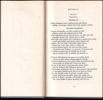 Publius Ovidius Naso: Kalendář ; Žalozpěvy ; Listy z Pontu