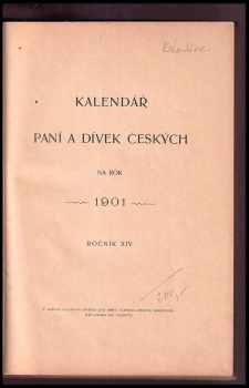 Gabriela Preissová: Kalendář paní a dívek českých