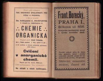 Kalendář pro strojní techniky a elektrotechniky na rok 1913 - ročník VII.