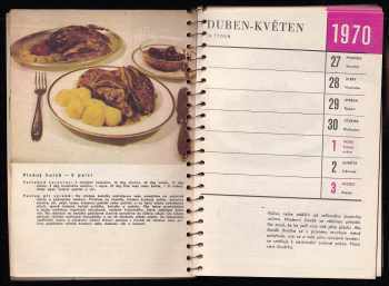 Kalendář - Recepty na celý rok 1970
