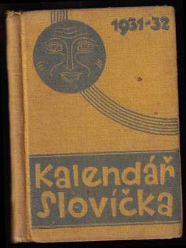 Kalendář Slovíčka na rok 1931-1932
