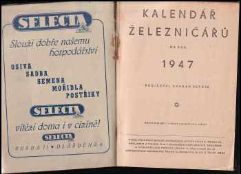 Otakar Šefčík: Kalendář železničářů na rok 1947