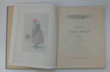 Kalendář Zlaté Prahy 1895