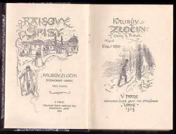Karel Václav Rais: Kalibův zločin