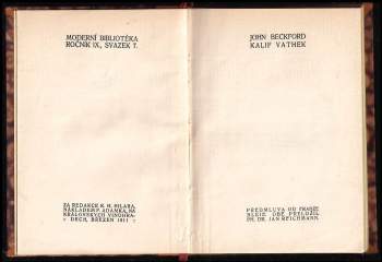 William Beckford: Kalif Vathek