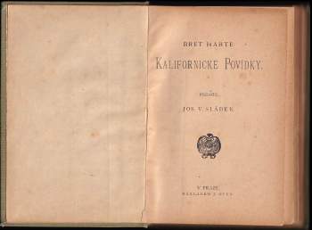 Bret Harte: Kalifornické povídky