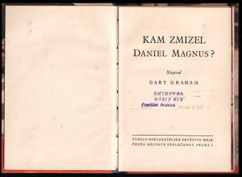 Gary Graham: Kam zmizel Daniel Magnus?