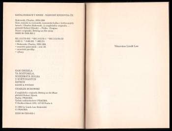 Charles Bukowski: Kam zmizela ta roztomilá, rozesmátá holka v květovaných šatech