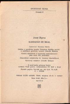 Josef Štyrsa: Kamarád ze skal