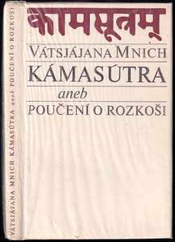 Kámasútra, aneb, Poučení o rozkoši - Mallanága Vátsjájana (1969, Státní zdravotnické nakladatelství) - ID: 664870