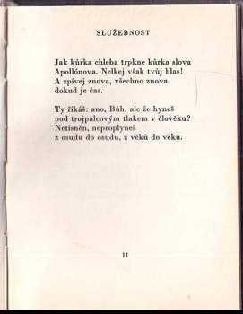 Vladimír Holan: Kameni, přicházíš