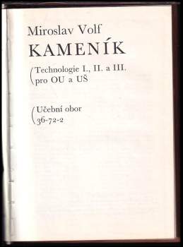 Miroslav Volf: Kameník
