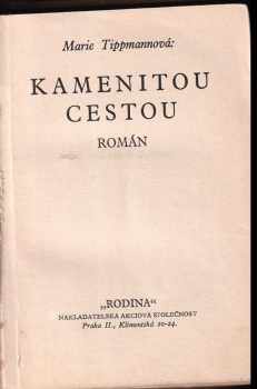 Marie Tippmannová: Kamenitou cestou