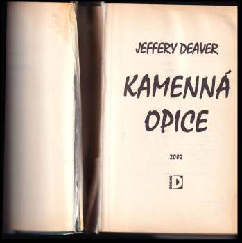 Jeffery Deaver: Kamenná opice