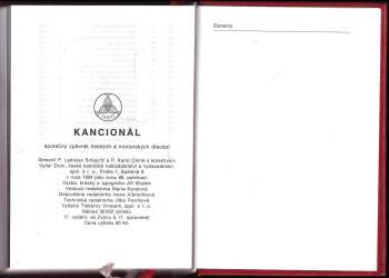 Ladislav Simajchl: Kancionál