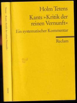 Kants Kritik der reinen Vernunft, Ein systematischer Kommentar