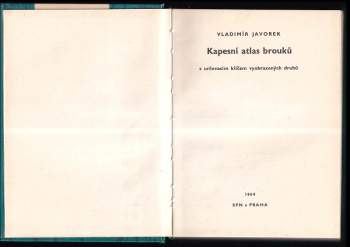 Vladimír Javorek: Kapesní atlas brouků s určovacím klíčem vyobrazených druhů