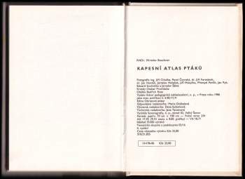 Miroslav Bouchner: Kapesní atlas ptáků
