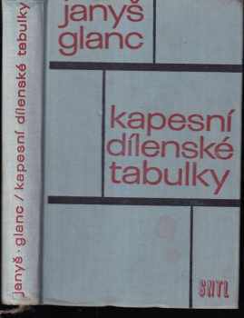 Bohumil Janyš: Kapesní dílenské tabulky